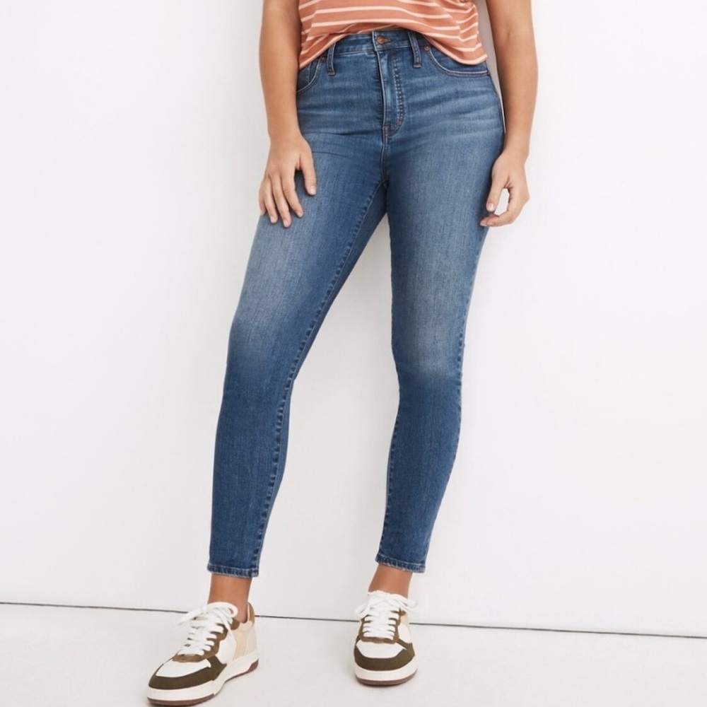 MADEWELL | Curvy High Rise Skinny Crop Jeans